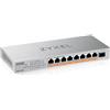 ‎Zyxel Zyxel 8-Port PoE 2.5G Multi-Gig Unmanaged Switch @ 100W con 8 x PoE++(60W), 1 x