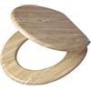 Tiger Sedile per WC, Look Assi di Legno, MDF