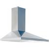 Leroy Merlin Cappa a parete Cappa cucina Aspirante Inox 90cm Camino argento L 90 cm