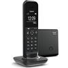 Gigaset cordless CL390 Telefono Cordless, Funzione Black List e Non disturbare,Vivavoce, Display Ampio, Base staccata, Nero [Versione Italiana]