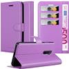 Cadorabo Custodia compatibile con Realme X2 PRO/Oppo Reno Ace in VIOLETTA AMETISTA - Coperchio protettiva con chiusura magnetica, funzione stand e tasca per le carte
