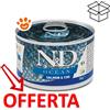Farmina Dog N&D Ocean Adult Mini Salmone e Merluzzo - Lattina da 140 Gr - CONFEZIONE RISPARMIO