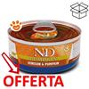 Farmina Cat N&D Pumpkin Cervo e Zucca - Lattina da 70 Gr - CONFEZIONE RISPARMIO