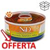 Farmina Cat N&D Pumpkin Cinghiale, Zucca e Mela - Lattina da 70 Gr - CONFEZIONE RISPARMIO