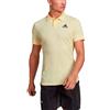 Adidas New York Freelift Short Sleeve Polo Beige S Uomo