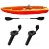 Big Mama Kayak kayak fishing canoa GIL 2.0 BIG MAMA KAYAK canoa monoposto da 254 cm + 2 p.canne interni + seggiolino + pagaia - ARANCIO