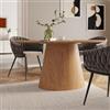 DEGHI Tavolo ovale 160x90 cm in legno rovere - Gourmel