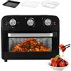 Avilia Friggitrice ad Aria | Friggitrice ad Aria con Finestra | Fornetto ad Aria | Friggitrice Senza Olio | Temperatura Regolabile | Fornetto con Teglia | Friggitrice ad Aria da 28lt 2000W