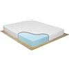 Comprarredo Materasso matrimoniale ortopedico NORVEGIA 180x200 in Water Foam da 19 cm antiacaro e traspirante, anallergico e rigido Made in Italy, bianco rigidità 7/10
