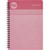 NU: Taccuino con rilegatura a spirale, formato A4, 110 pagine, colore: rosa