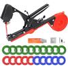 SWANSOFT Legatrice per Piante Pomodori, 45mm Legatrice per Piante, Legatrice per Vigneto, UVA eorto, con 20 Rotoli di Nastro+10000 Graffette SW-8107