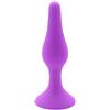 BONDAGERIE® Plug anale viola in silicone medico 100% sicuro, con ventosa, sextoys buttplug, Taglia XL