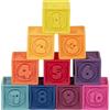 B. toys One Two Squeeze blocchi morbidi impilabili educativi, Blocchi -1