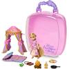 Disney Store Ufficiale Set da Gioco con Mini Bambola Rapunzel, Disney's Once Upon a Story, 10 Pezzi, Include Pascal, Tenda baldacchino, Letto con Fiori e Accessori, Adatto dai 3 Anni+