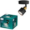 Philips Niall Spot, 1 faretto, 35W, attacco GU10, lampadina non inclusa, Grado di Protezione IP20, Nero