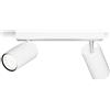 Philips Lighting Philips Idris spot a 2 teste, lampada GU10 non inclusa, bianco, IP44, resistente all'acqua