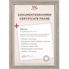 walther design NC130D - Cornice in Legno Stile Hygge, Formato DIN A4, Grigio, 21 x 29,7 cm