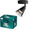 Philips Cleft Spot, 1 faretto, 35W, attacco GU10, lampadina non inclusa, Grado di Protezione IP20, Nero