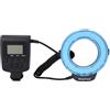 Yctze Kit di 48 Anelli Adattatori per Lenti Flash Ad Anello LED per Fotocamere ReflexNikon Fuji, Portatile, 3 modalità, Luce LED di Alta qualità, luminosità Regolabile su 7 Livelli,