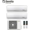 BERETTA Condizionatore dualsplit Breva E 9000 + 12000 btu codice prod: 20216943