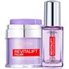 L'OREAL PARIS L'Oréal Paris Revitalift Filler Crema-Gel Viso Rimpolpante Anti-Rughe Idratante con Acido Ialuronico 50ml + Siero Contorno Occhi Rinfrescante e Levigante con Caffeina Energizzante contro Occhiaie 20ml