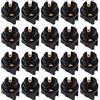 The Lord of the Tools 20PCS T5 Twist Lock Prese Mini Cuneo Portalampada Portalampada Base per T5 17 18 27 37 57 58 70 73 74 79 85 86 206 207 286 306 2721