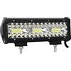 Willpower Barra LED Fuoristrada 23cm 180W 12V 24V Luci per Auto Barca 4x4 | Fendinebbia Luci di Lavoro 6000K Bianco, Impermeabile IP67, per Trattore Camion Quad Offroad