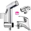 DQZSY Spruzzatore portatile per bidet per toilette, bagno e pulizia pannolini. Ideale per lavare i panni e per una pulizia delicata. Include deviatore a 2 vie, tubo doccia 1,5 m e supporto doccetta