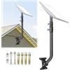 LIROPAU Supporto per Antenna Satellitare per Disco Starlink V2, Supporto per balcone Antenna satellitare parabola Starlink Supporto, Supporto per Tetto Internet Satellitare, Starlink Mount (Upgrade)