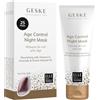 GESKE Maschera notte antietà | Da usare con Sonic Warm & Cool Mask | Vitamina E, olio di mandorle dolci e avocado | Formula arricchita | Stimola rinnovamento cutaneo notturno | Pelli secche | Vegana