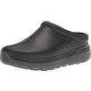 UGG Fluff in Soffio Modellato, Slip On Unisex-Adulto, Nero, 42 EU