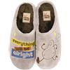 Hot Potatoes Genesee - Pantofole da uomo, colore grigio, taglia 40, Grigio, 42 1/3 EU