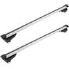 Althura Torque Barre Portatutto Alluminio 80x30mm | Design Innovativo | Montaggio Rapido | Carico 75kg | 127cm