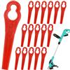 APOMOONS 100 coltelli per tagliaerba in plastica, tagliaerba a batteria