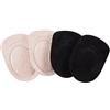 DOACT Talloniera Gel Soletta per Tallone, Silicone Heel Pad Sostenere, Riduzione Degli Urti e Alleviare Dolore, Tazze Cuscinetto Cuscinetti Scarpe, Fascite Plantare Traspirante per Uomini e Donne M Size