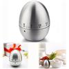 Itian Timer Meccanico a Forma di Uovo, Timer in Acciaio Inox con Il Cronometro, Utensile da Cucina Contaminuti