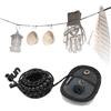 ZVRSUA Stendibiancheria da Campeggio Portatile, Accessori da Campeggio e da Viaggio, Ultraleggero, Imballabile, Gadget da Viaggio che Possono Essere Utilizzati in Interni ed Esterni, Strumenti per