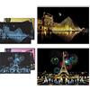 SiYear AntiGraffio Rainbow Paper Sketch Pads, City Series Night View Artigianato Fai-da-Te Regalo Creativo, Scratchboard per Adulti e Bambini, con 4 Strumenti (16 x 11,2 Pollici)
