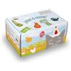 MjAMjAM - Cibo umido premium per gatti - Chicks & Friends Box, confezione da 6 (6 x 400 g), senza cereali con carne extra