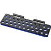 ARKA myREEF®-Frag Rack | 32 Fori | Porta Coralli per Ogni Acquario Marino | per vetri di Spessore Fino a 12 mm | Diametro Fori Circa 15 mm | Fusibili in Silicone