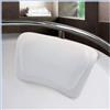 Zfuwer - Cuscino per vasca da bagno con vasca idromassaggio, supporto per poggiatesta e collo, adatto per vasca da bagno quadrata (bianco)