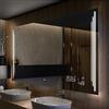 FORAM Specchio Controluce LED da Bagno - 140x80 cm - su Misura - Personalizzate - LED027 - Specchio a Muro - Specchio con Illuminazione