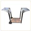 LITTLE BALANCE 8477 Carrello per plancha, Acciaio Inossidabile, Inox