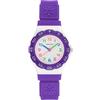 Armitron - Orologio sportivo da polso per bambini, con cinturino in resina, facile da leggere, 27/1008, Viola