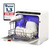 Sommertal SP5 Dual - Mini lavastoviglie - Camping lavastoviglie o lavastoviglie fino a 4 coperti, serbatoio da 5 l, 6 programmi, copertura di pulizia a 360°, approvvigionamento idrico flessibile