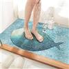 LY4U Tappetino Doccia Antiscivolo per Doccia Esterna, Anti Muffa PVC Tappetino Bagno Bagno e Doccia Wet Zone