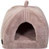 JACK AND VANILLA, Igloo, Cestino per Cani, Modello Softy, Colore Rosa, Misura S, 50 x 50 x 50 cm