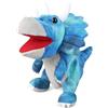 LOMTRATS Dinosauri Marionette a Mano per Bambini,Triceratopo e Tyrannosaurus Rex con Bocca Aperta,per Raccontare Storie,Insegnare,Regali di Compleanno