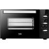 Beko - BMOF38B - Fornetto Elettrico, Cottura Ventilata, 38 Litri, 1600 W, 4 Funzioni, Timer 60 min, Temperatura fino a 220° - Nero, 11,4 kg