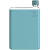 memobottle Confezione A5 (Sea Mist) - 750 ml - Bottiglia, custodia in silicone e coperchio | Bottiglia d'acqua sottile per borse, accanto a libri e computer portatili | Tritan senza BPA | Moderno e